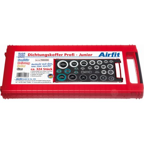 Airfit Universal Dichtungskoffer 70003DK für Heizung-Sanitär-Solar, 324 Stück (1/10)