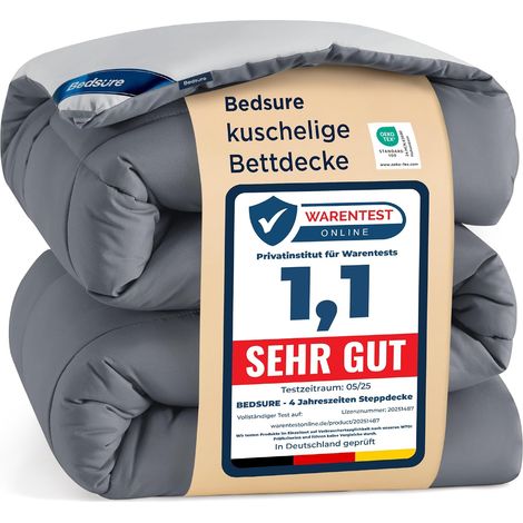 Couette 220x240 4 Saisons - Couette sans Housse 300g/m² (1/5)