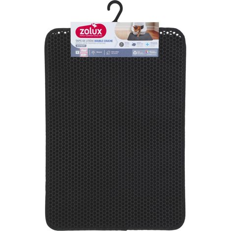 Tapis d'hygiène double fond 45 x 65 cm pour maison de toilette chat - zolux (1/6)