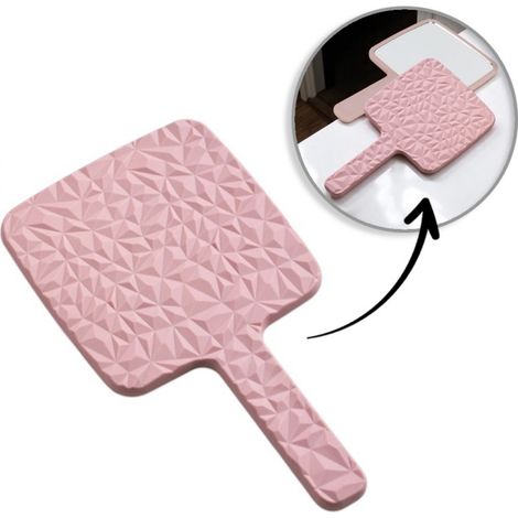 Specchio cosmetico con manico, unilaterale XL altezza 23 cm L24R