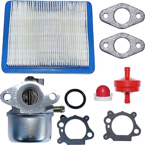 Kit filtre à air carburateur pour tondeuse Briggs & Stratton 6,25 6,75 HP Mrs Push 675 190CC pour B&S 799871 790845 799871 790845 799866 796707 794304 1 (1/5)