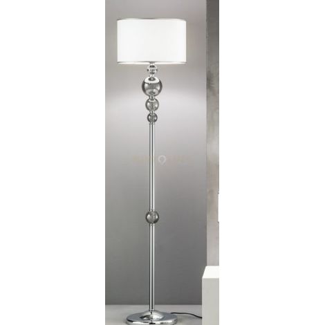 PIANTANA TEBE FUME'  E CROMO 1 LUCE ATTACCO E27 D.40CM