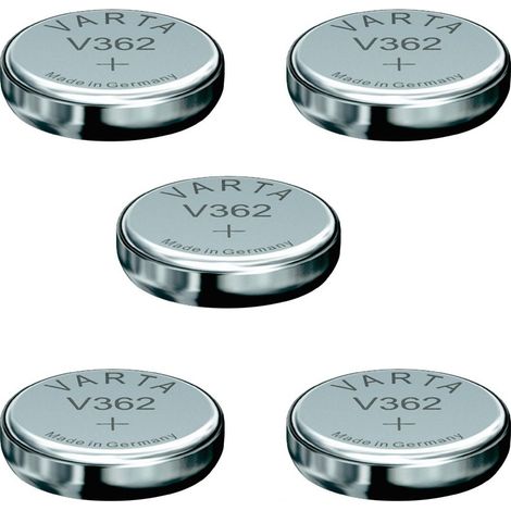 .5 Piles varta 362 SR721SW.
