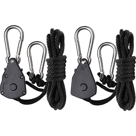 pièces poulies en plastique de 1,8 pouces, poulies réglables de corde de suspension de corde d'escalade (1/5)
