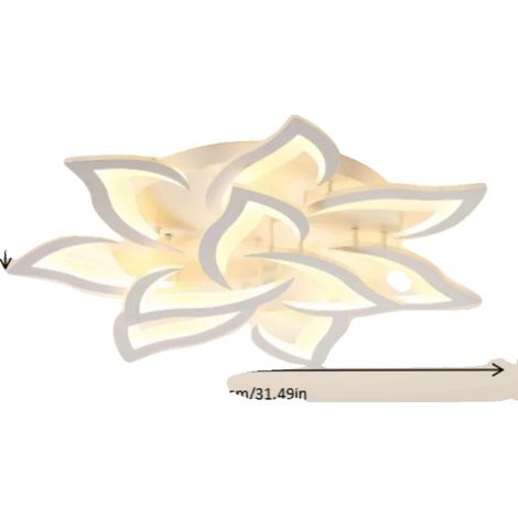 Lámpara de techo, diseño floral moderno, iluminación de bajo consumo, A7703 (1/2)