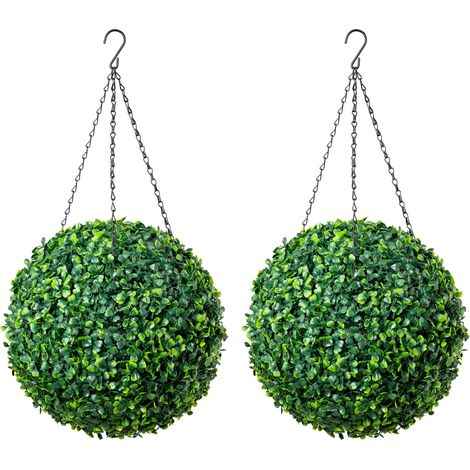 Artificial Boxwood Topiary Balls (Pack of 2)