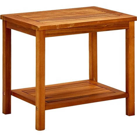 Table basse 50x35x45 Bois d'acacia solide (1/5)