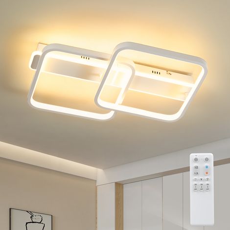 ANTENLICHT Lámpara de techo LED de 38 W y 4260 lm, intensidad y temperatura de color regulables (3000 K–6500 K), luz para salón con mando a distancia y función de memoria, para dormitorio y pasillo (1/5)