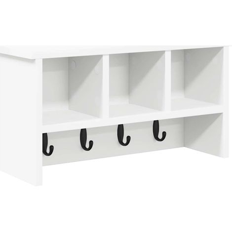 Maison Exclusive - Wandmontierter nachttisch Weiß 50 x 16 x 26 cm