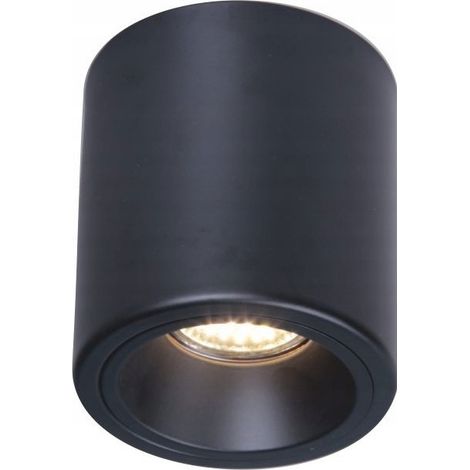 Luminaria de superficie Ozzo INEZ1 S 111-B/B, negra (1/2)