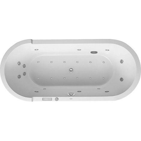 Baignoire ovale whirlpool STARCK 170 l 180x80 cm 2 RS Combi-Syst E (1/2)