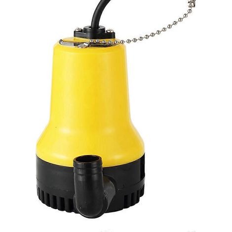 Tauchwasserpumpe, 24V tragbare elektrische Wasserpumpe mit langem Netzkabel, Sumpfpumpe für
