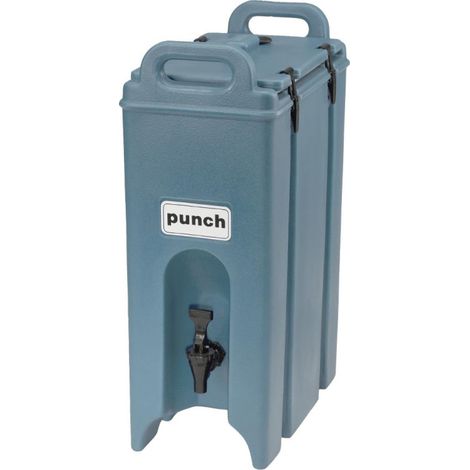 Distributeur de boissons isotherme Camtainer 500LCD 18L bleu ardoise - 230 x 420 x 620 mm - CAMBRO (1/4)