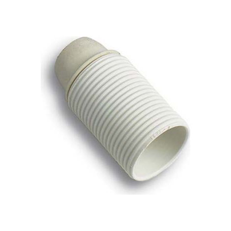 PORTALAMPADA CAMICIA FILETTATA - RESINA BIANCO E27 M10X1- 25 pezzi