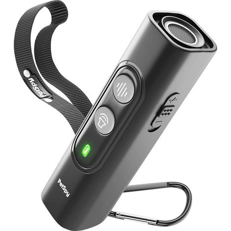 Répulsif anti-aboiement ultrasonique pour chien, 2 modes de fréquence, dispositif de contrôle des aboiements intérieur/extérieur, portée de 5 mètres, dresseur canin avec télécommande (1/2)