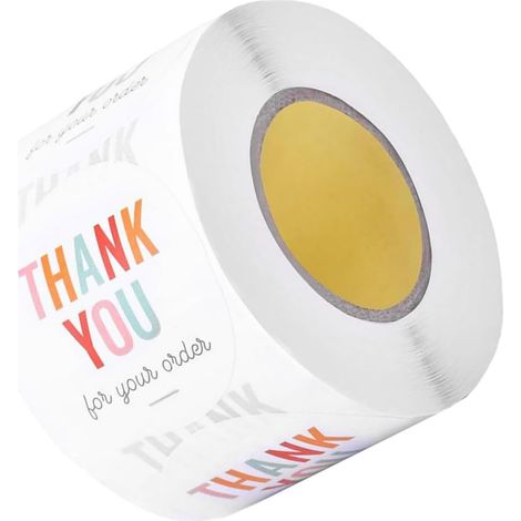 couleurs Dankeschön Aufkleber Rund 2 5cm Selbstklebende