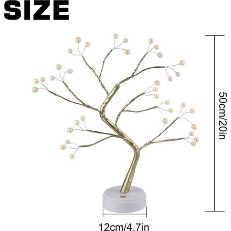 Bonsaï LED 4 couleurs, 108 LED, décoration intérieure avec télécommande (1/5)