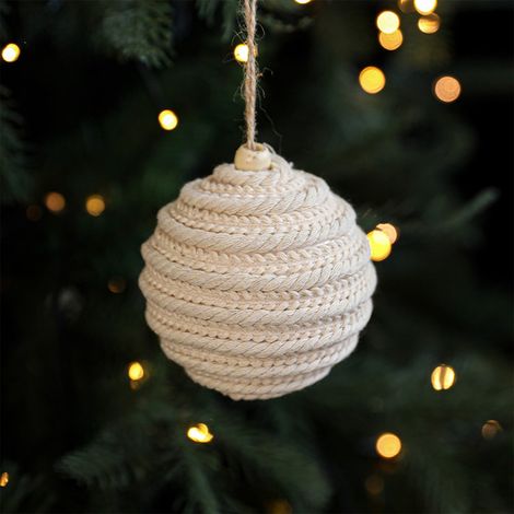 Boules De Noel - En Mousse Blanche - 8 cm De Diamètre - Pour Arbre De Noël Décoration Festive - Lot De 1 (1/5)