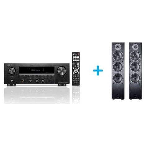 Amplificateur Hi-Fi Denon DRA-900H Noir + une paire d'enceintes colonne Magnat Monitor S70 Noir