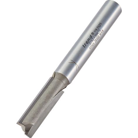 Trend Fresa a due taglienti per gole diametro 8 mm dx 25 mm, per materiali abrasivi come truciolato, MDF, compensato, legni duri e plastiche dure, 3/43X8MMTC