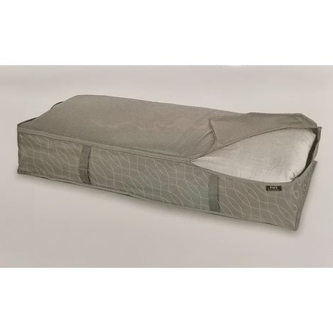 DOMOPAK - CUSTODIA COPERTE XL WAVE GREY95X45X18 CM