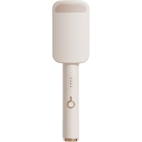 Rizador de pelo de 32 mm (1,25 pulgadas), crea rizos ondulados profundos, apto para cabello corto y largo, color beige (estándar europeo). (1/5)