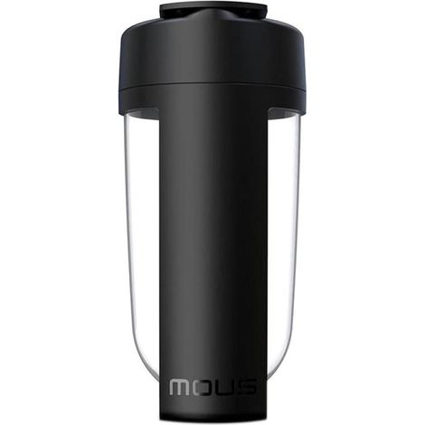 Gourde/Carafe isotherme de sport - Idéale pour les régimes, la musculation, les sports de plein air, la randonnée et le bureau - Noire 801 - 900 ml (1/5)