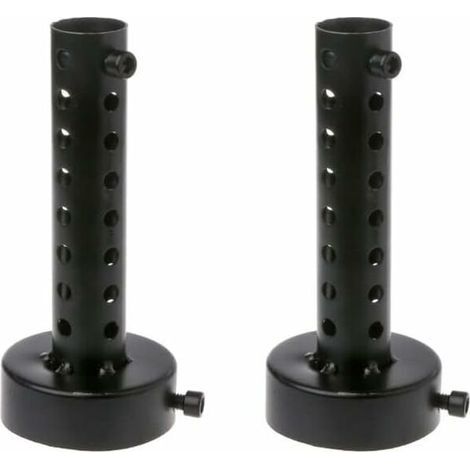 – Silencieux d\'échappement de moto 60mm noir – Universel amovible pour pot d\'échappement – Réduit le bruit – Métal durable (1/5)
