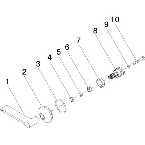 Dornbracht 90208001301-00 pièces détachées Gr.