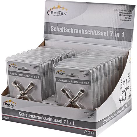 Schaltschrankschlüssel 7 in 1 Display (1/5)