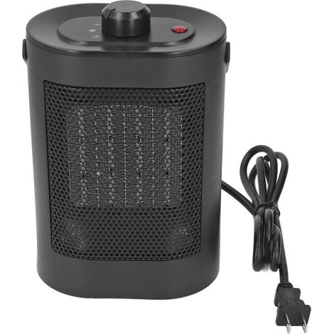 Chauffage soufflant 1500W, température réglable, chauffe rapide, prise US 110V pour maison (1/5)
