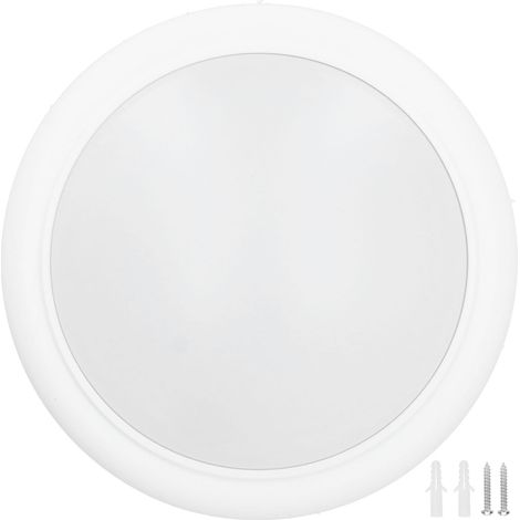 Ortviai Lampe LED à capteur radar micro-ondes 24 W étanche, montage mural ou au plafond, modèle MSL001 (1/5)