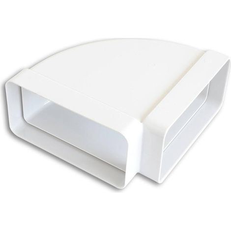 Curva orizzontale la ventilazione bianco - cco126b