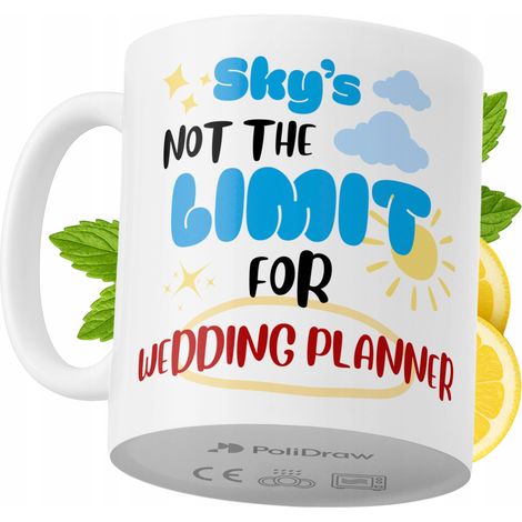Lustige Tasse für Hochzeitsplaner – Kaffee- oder Teetasse mit witzigem Textdesign – ideal für Geburtstage, Namenstage, Feiertage und besondere Anlässe. Hochwertige Tasse für Zuhause, Büro und Arbeit. (1/5)