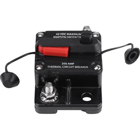 Coupe-circuit automatique 12V-42V pour autoradio, réarmement manuel, 200A (1/5)