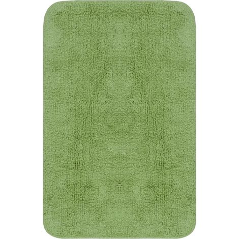 Maison Exclusive - Set Tappetini per Bagno 2 pz in Tessuto Verde
