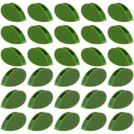 50 plant clips, self-adhesive ties for climbing plants and decorative supports.