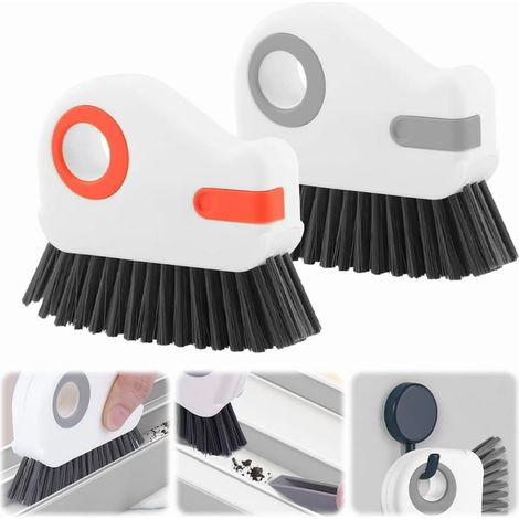 Spazzola per fessure 2 in 1 con setole dure e raschietto (1/5)