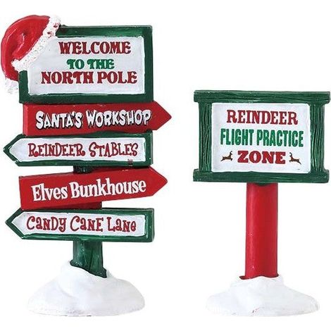 Lemax LEMAX - North Pole Signs Cod. 74325