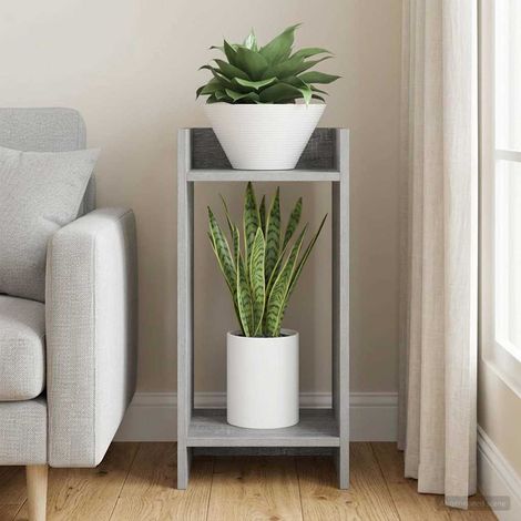 Teenpull – Pflanzenständer Graues Sonoma 30 x 30 x 60 cm Holzwerkstoff (1/5)