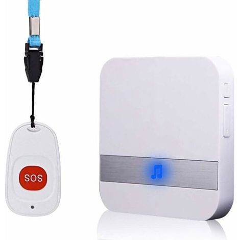 Alarme Personnelle - LARGEIGHT - Système d\'Alarme Sans Fil - Prise et Bouton d\'Urgence - Intérieur - Utilitaire (1/4)