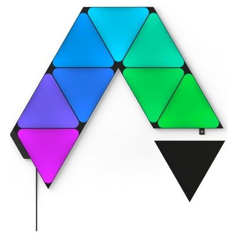 Nanoleaf Shapes Triangles Ultra Black Edition Starter Kit - 9PK