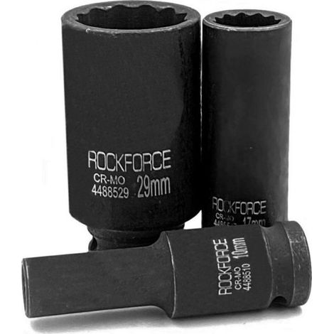 Douille À Choc - Profondeur 1213 mm - 12 Pans - Pour Clé À Choc - 1 Pièce