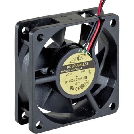 ADDA AG06024HB257103(05L5) Axiallüfter 24 V/DC 39.7 m³/h (L x B x H) 60 x 60 x 25 mm