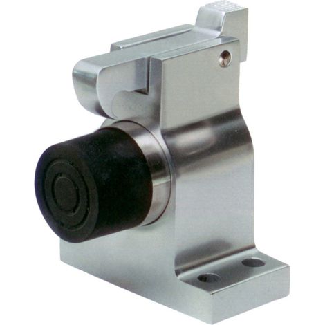 Tope de suelo serie pesada KWS acabado plateado 90x45 mm
