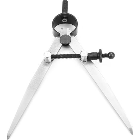 100-mm-Lederzirkel mit Feder, drehbar, Kratzzirkel, Lederhandwerkszirkel, DIY-Nähwerkzeug (1/5)