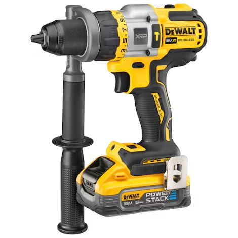Perceuse Visseuse à percussion Premium 18V DEWALT DCD999H2T-QW Brushless avec coffret et 2 batteries 5,0 Ah (1/10)