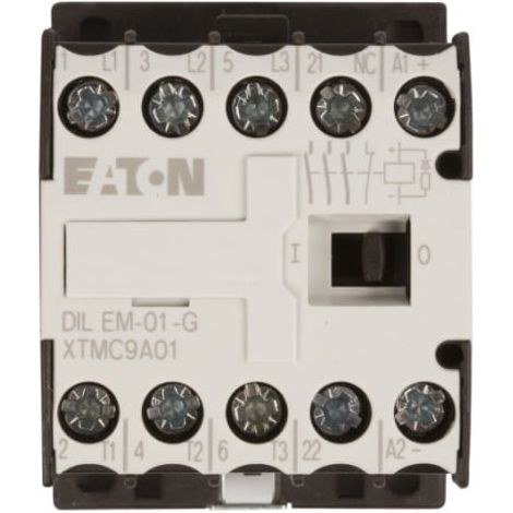 Contactor de potencia 9A 3P 24V CC 0Z 1R dilem-01-G(24VDC) 010343
