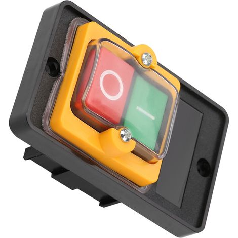 Interrupteur à bouton-poussoir étanche marche/arrêt 10 A AC220V/380V (1/5)
