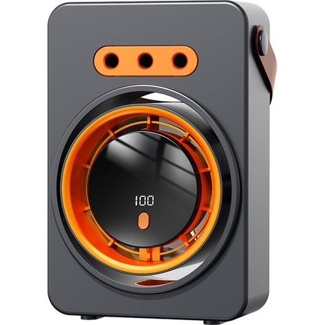Condizionatore d'aria portatile，mini raffrescatore d'aria，USB，raffrescatore d'aria evaporativo a 5 velocità，nero (1/5)